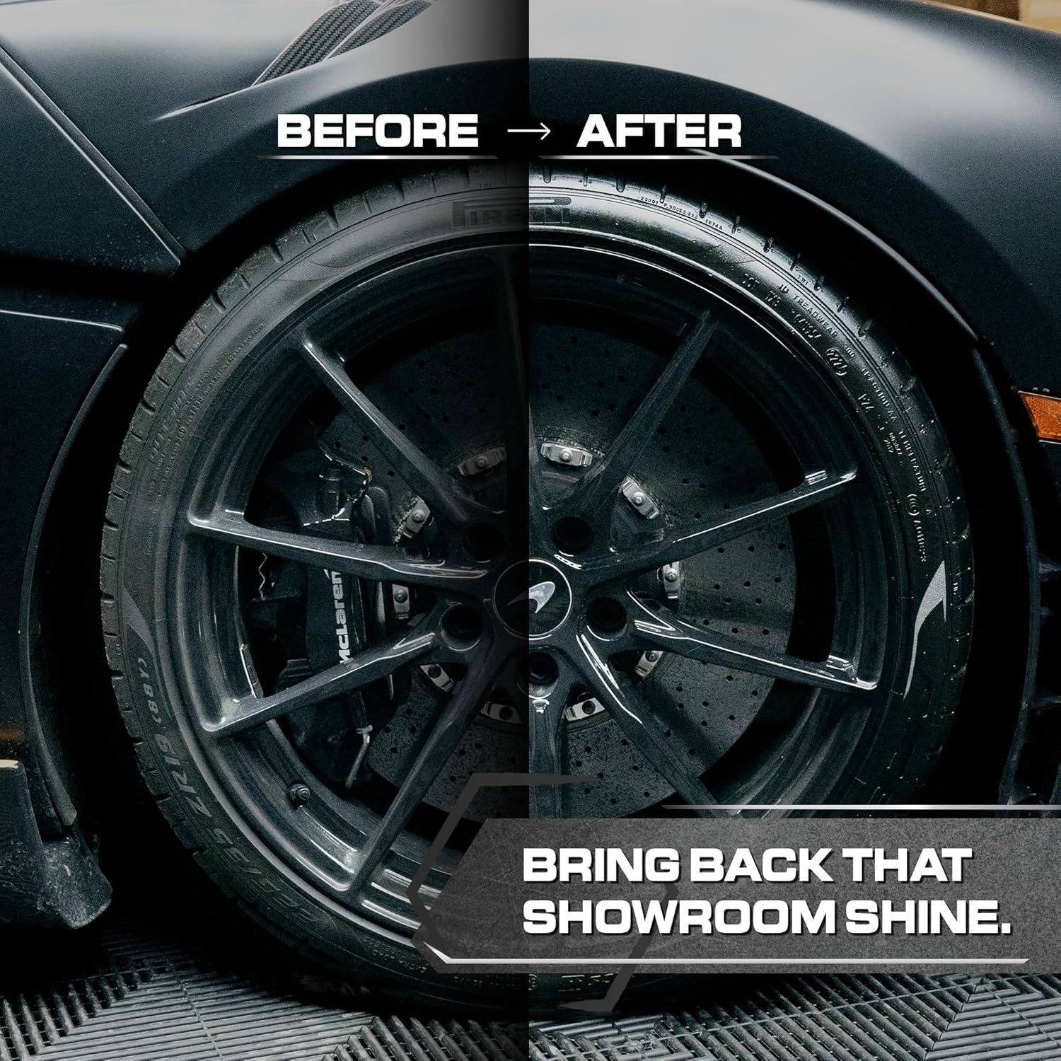 Blackline Car Care – Blackout Trim and Tire Dressing for Plastic, Rubber,…