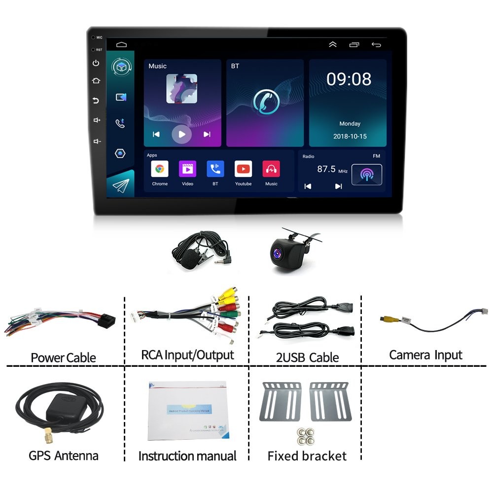 10” Carplay For Ford F250 F350 1999-2004 Android 15 Car Stereo Radio GPS 2+64GB