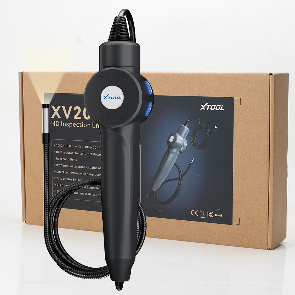 XTOOL XV100 Car Inspection Camera Endoscope Tool IP67 Waterproof For D8/D9 Pro