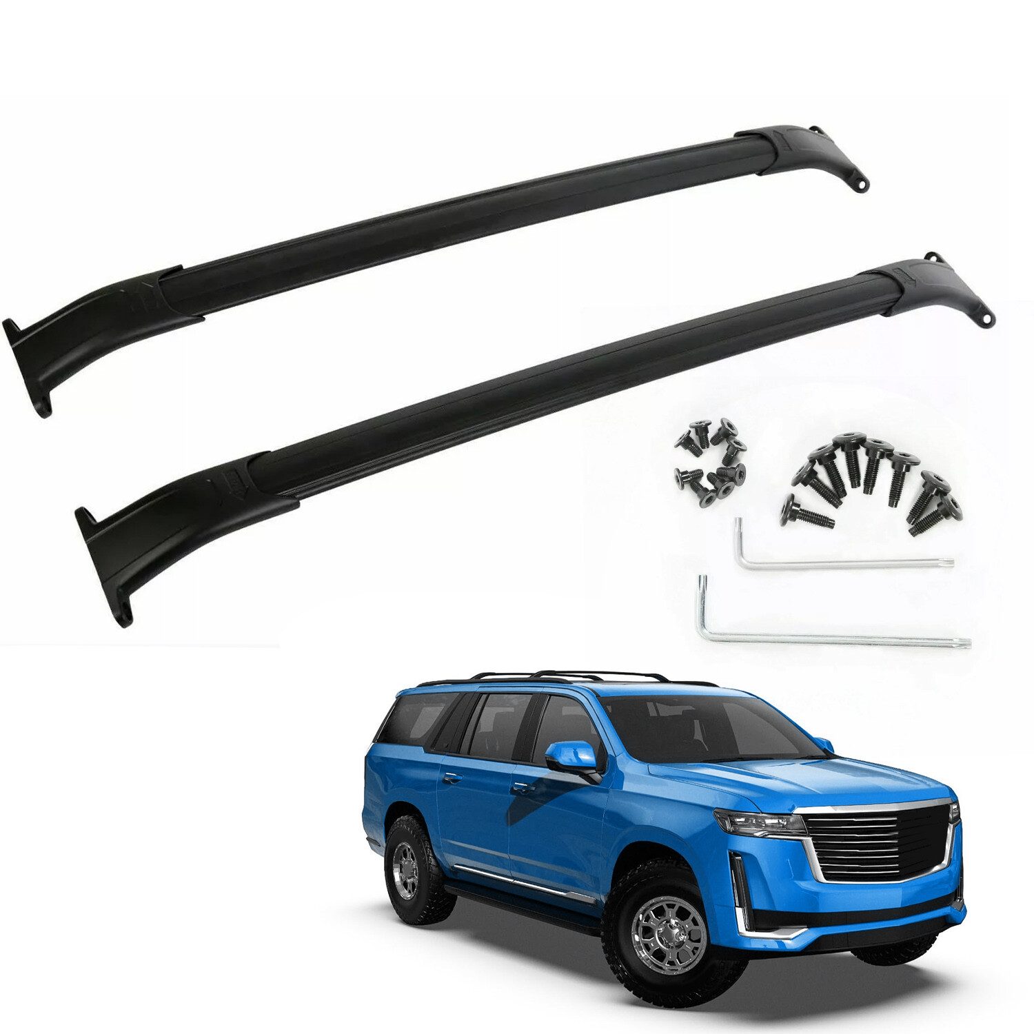 TOP Roof Rack Cross Bar For Chevy Tahoe Suburban GMC Yukon XL Escalade 2015-2020