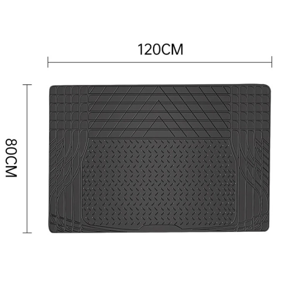 Rear Trunk Mat Floor Protector Trimmable Cargo Mat Carpet Liner Universal