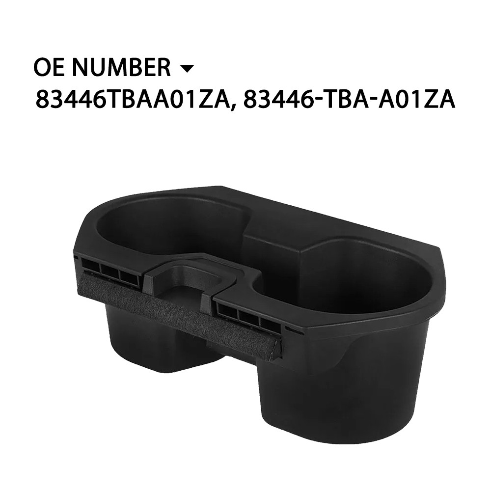 Front Console Insert Dual Water Cup Center For Honda Civic 2016-2021 Holder