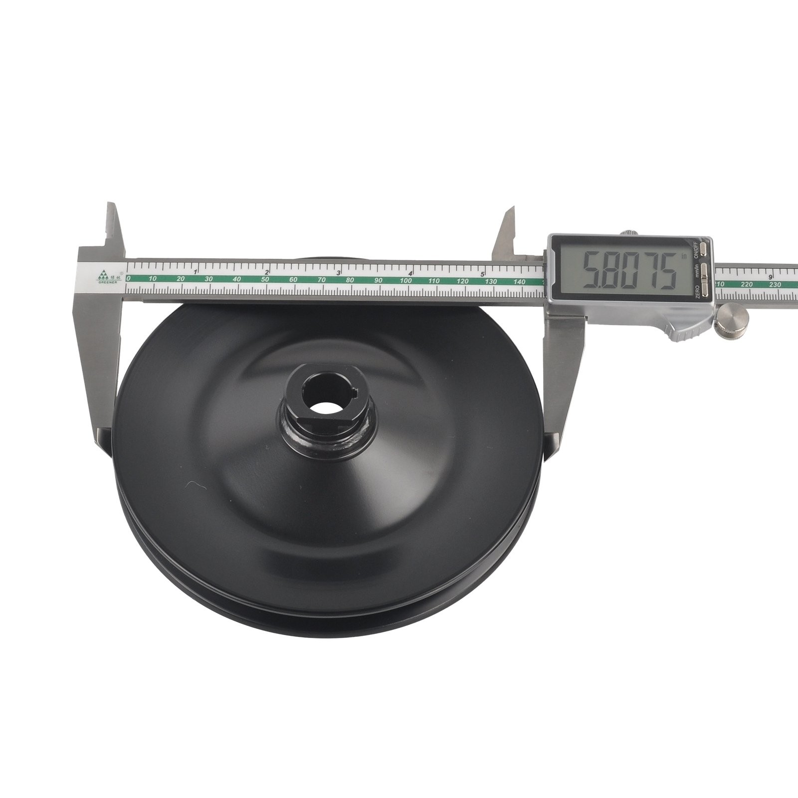 Black Saginaw Style Power Steering Pump & Single Groove Pulley For Chevy BBC SBC