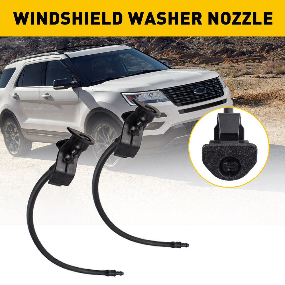 2X Windshield Wiper Washer Nozzle Sprayer For Ford Mustang 2010-2014 AR3Z17603A