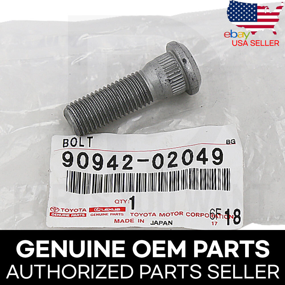 Genuine Toyota Scion Lexus Factory OEM Wheel Lug Stud Bolt Nut 1PC 90942-02049