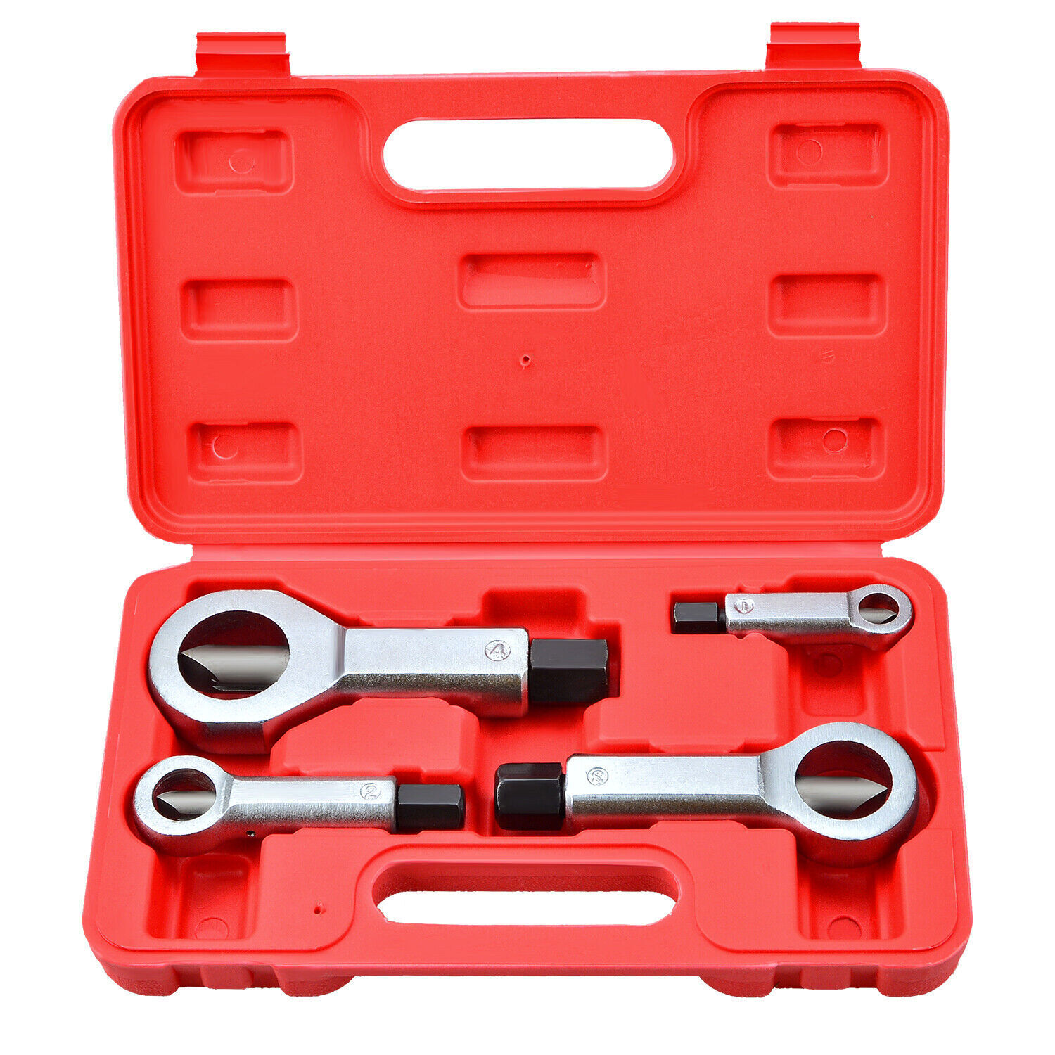 4pcs Metal Nut Splitter Tool Heavy Duty, Rusty Nut Separator for Removing