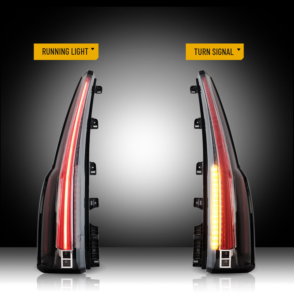 LED Tail Lights For GMC Yukon 2015-2020 Brake Rear Lamps Cadillac Escalade Style