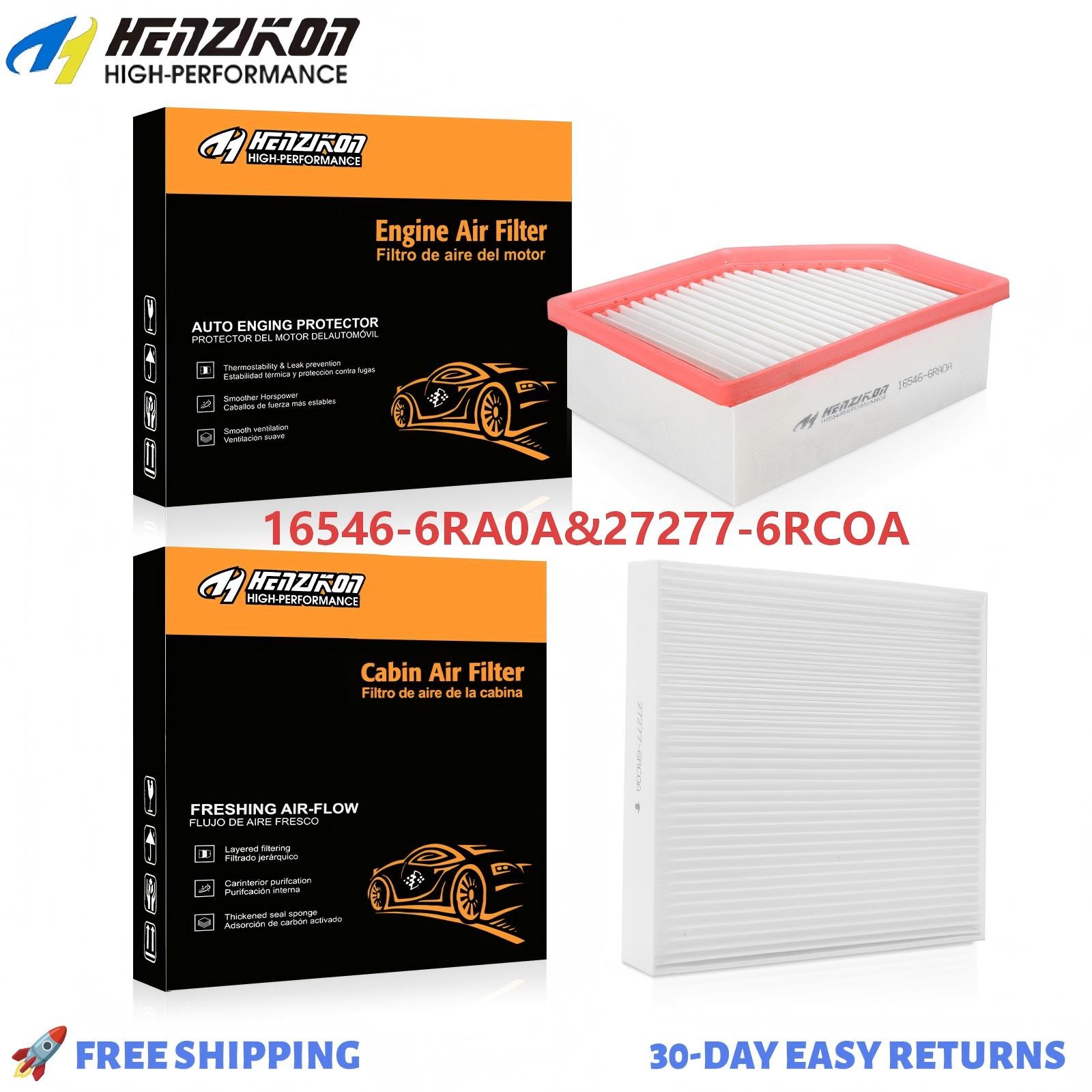 Nissan Rogue 2021-2023 Premium Engine & Cabin Air Filter Combo Set