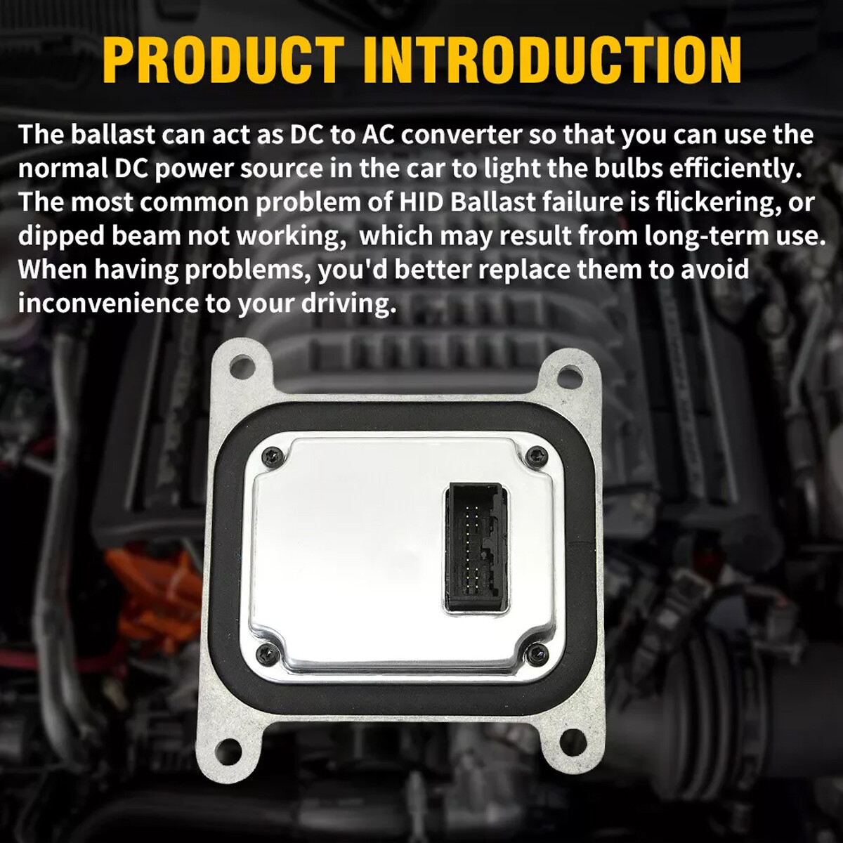 12V LED Headlight Module Control Unit For 2016-2019 Ford Explorer HB53-13B626-B