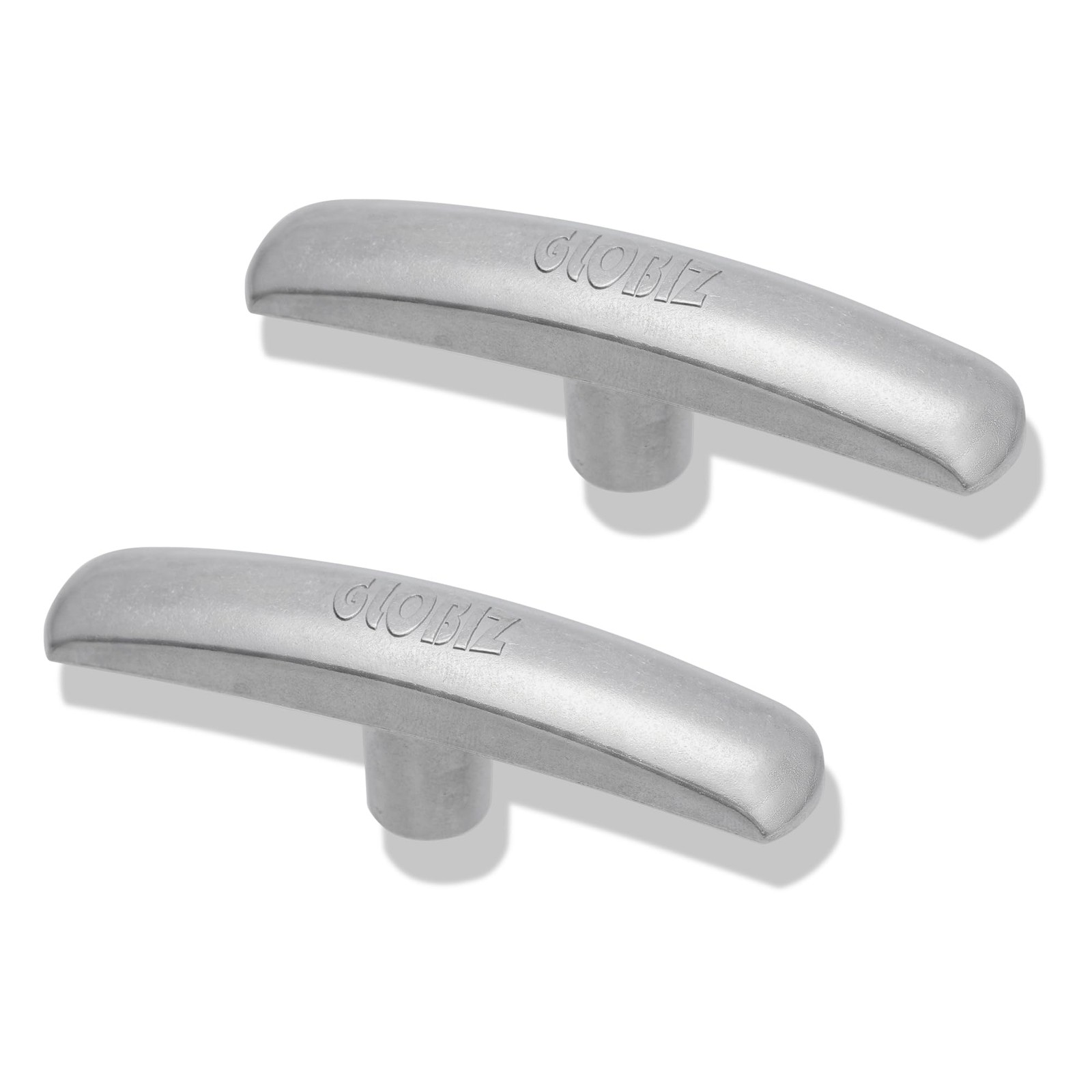 GLOBIZ RV Waste Water Valve Handles Replacement Fit for 1 2 Pack, Silver