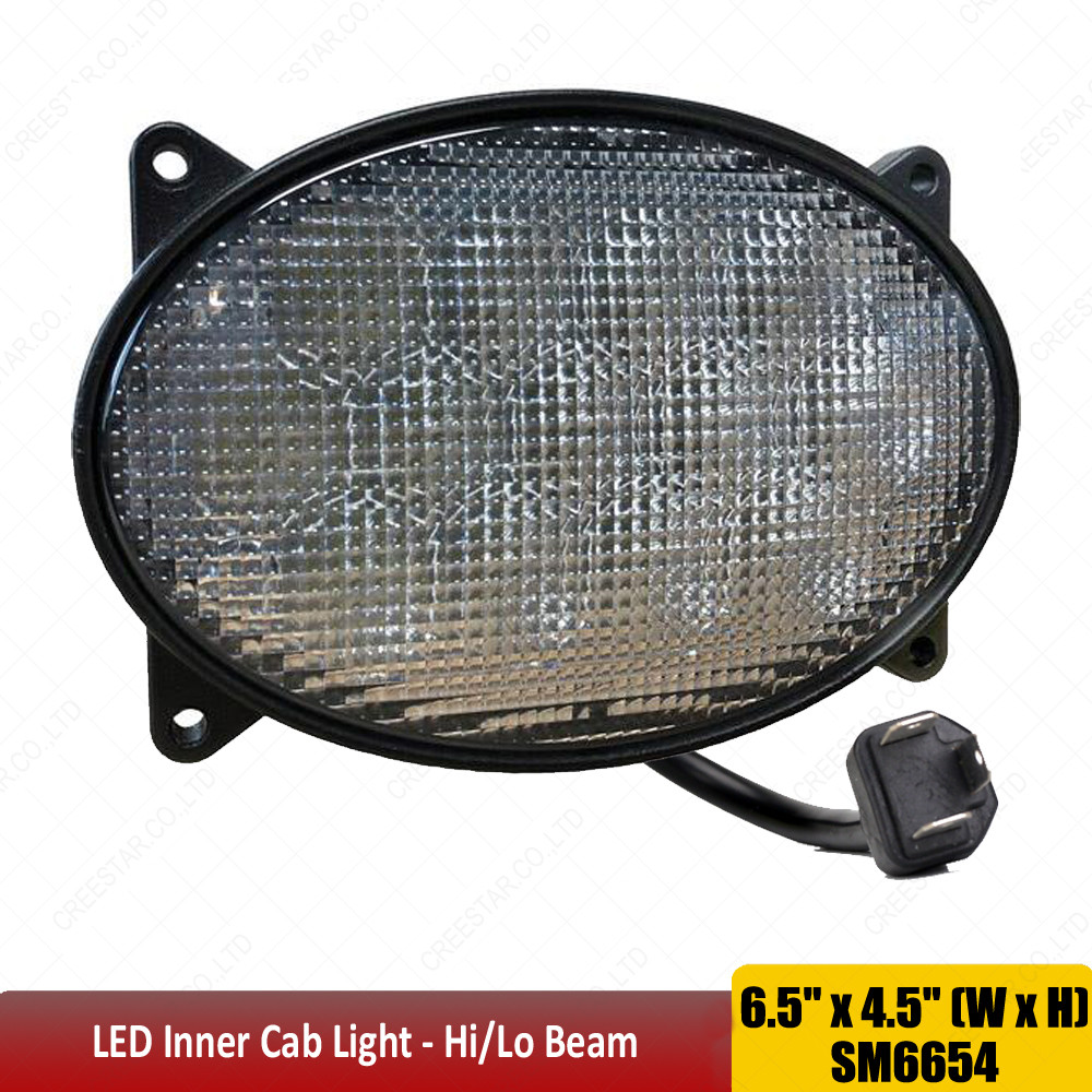 6.5″ Oval LampFor John Deere 9230 9330 9430 9530 9630 RE260102 RE173600 RE181963