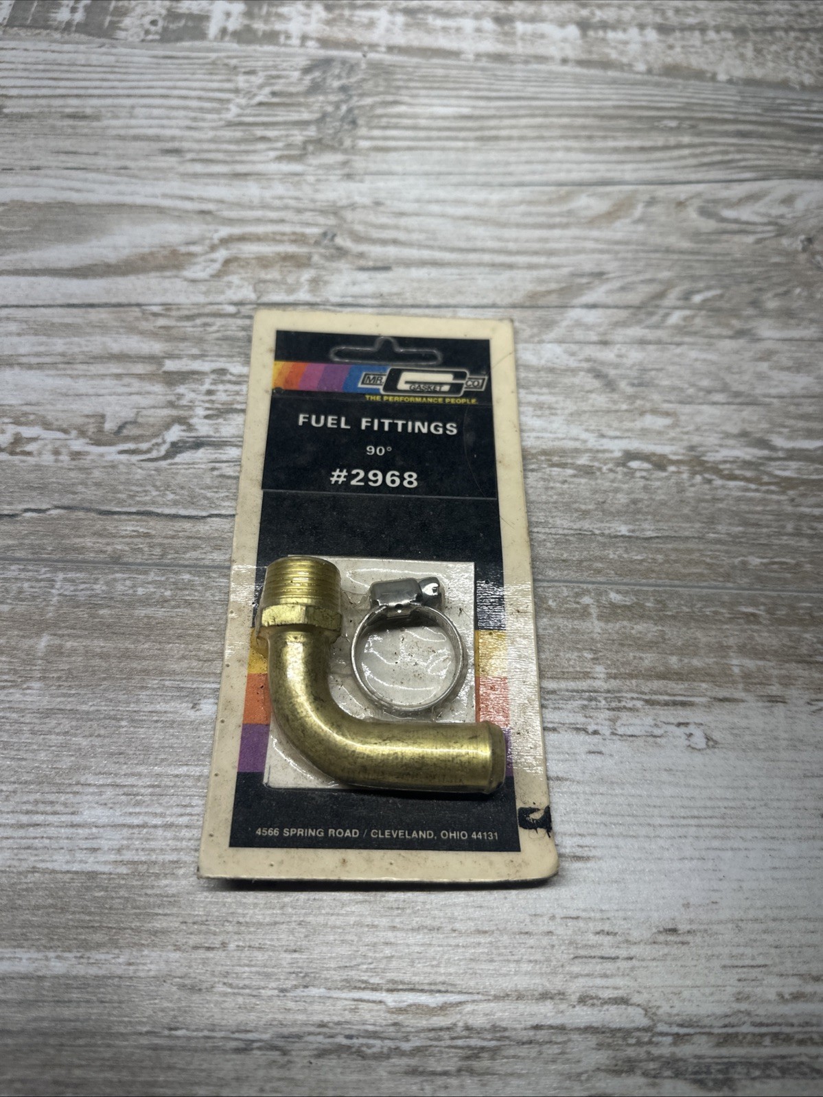 Fuel Pump Fitting Mr Gasket 2968 New Old Stock NOS