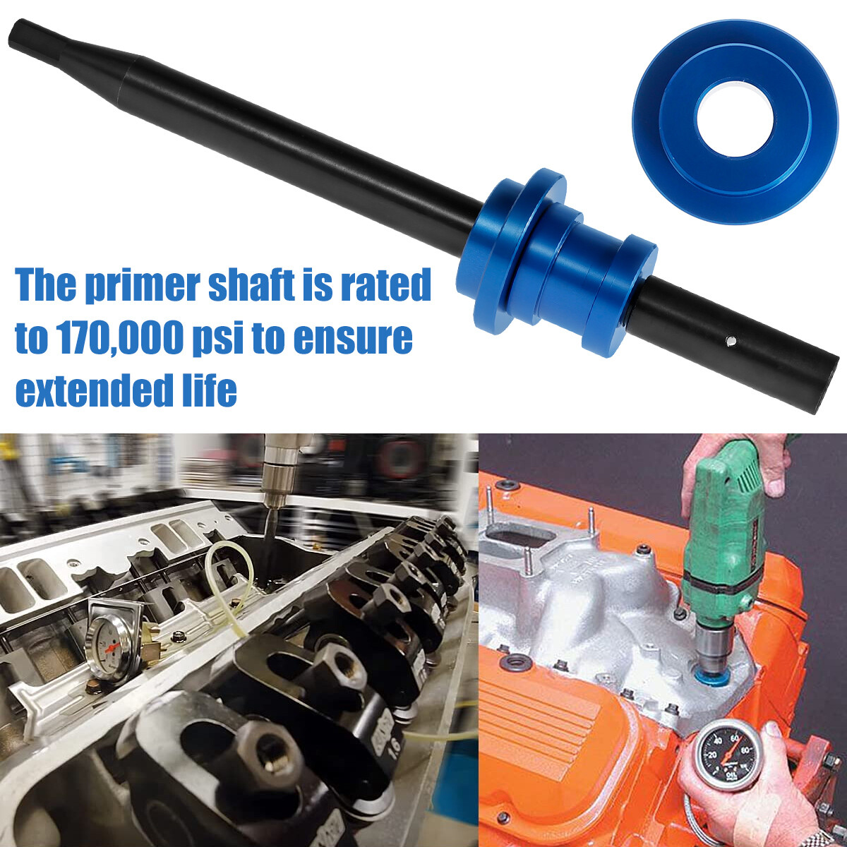 Oil Pump Primer Tool For GM Chevy V6 V8 350 327 305 307 283 SBC 454 BBC Engine