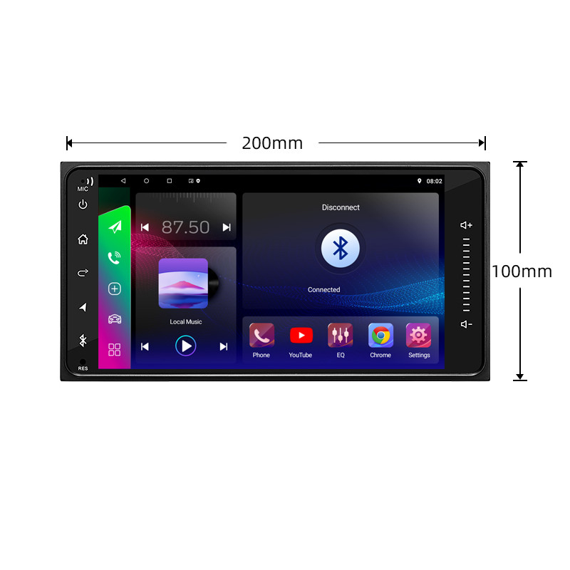 7″ 4+64GB Toyota Tundra 2000-2006 Car Radio Android 15 Apple CarPlay 2DIN GPS