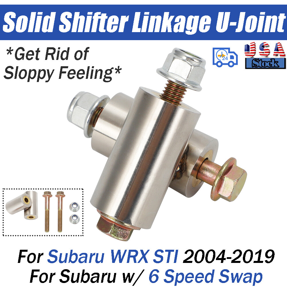 Solid Shifter Linkage U-Joint Kit For Subaru 2004-2019 STI WRX w/ 6 Speed Swap
