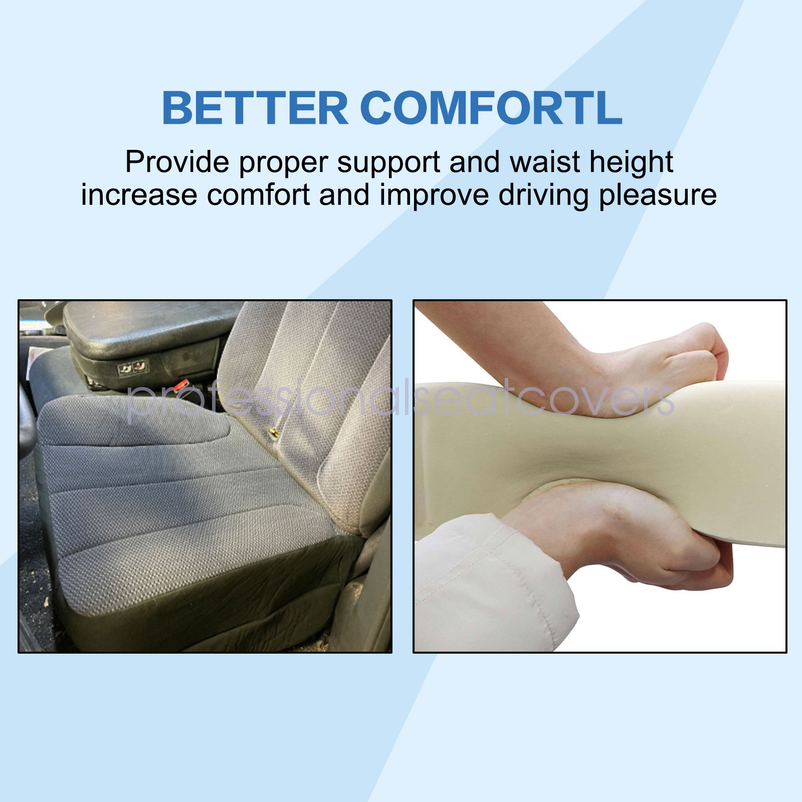 For 2002-2005 Dodge Ram 1500 2500 Driver Bottom Cloth Seat Cover & Foam Cushion