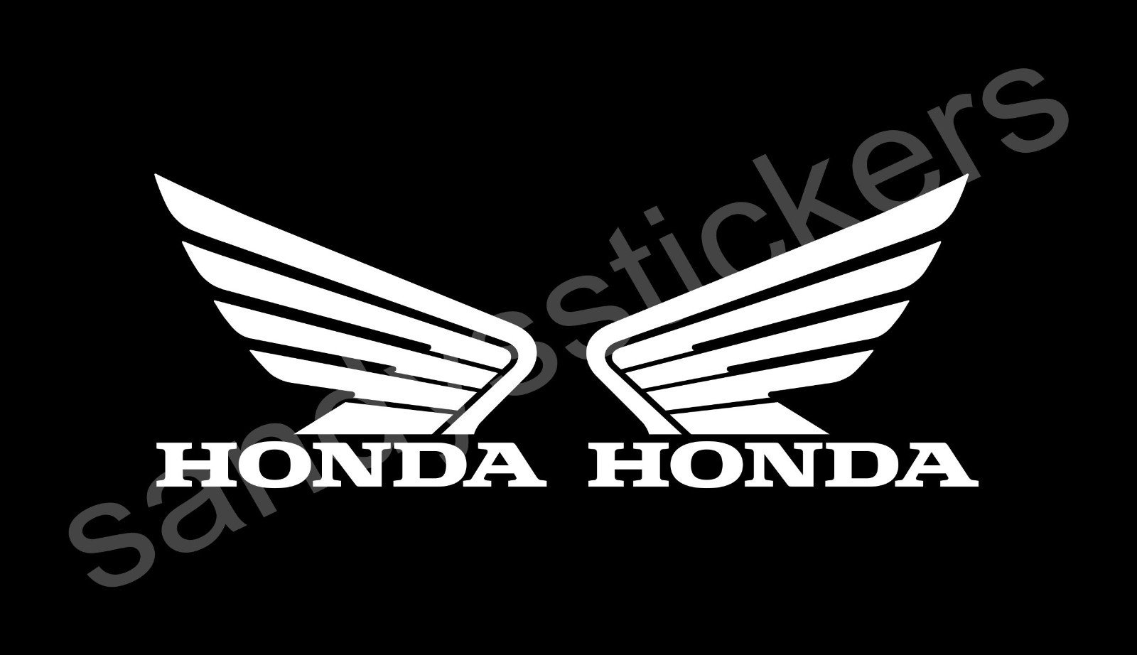 2x Honda Wing Vinyl Stickers Decals – Many Sizes & Colors – Set of 2 Motorcycle