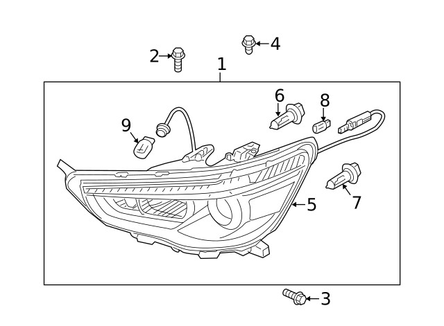Genuine Mitsubishi Composite Assembly 8301C224