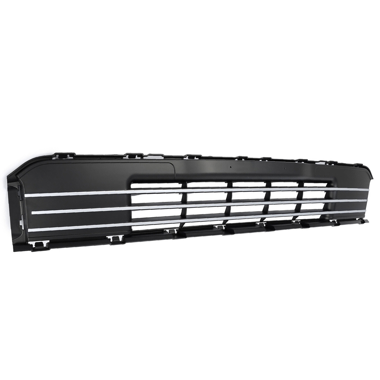 Front Bumper Lower Grille Black w/Silvery Trim Grill For Ford Flex 2013-2019