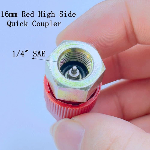 R12 to R134A AC Retrofit Fitting Adapter Kit, R12 R22 to R134A High/Low Fitting