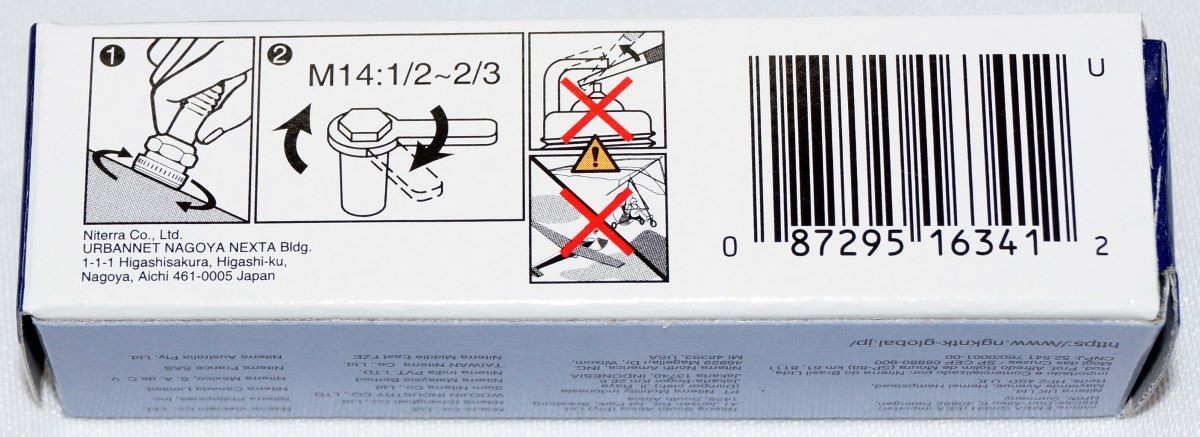 Set of 4 Genuine NGK 6341 Iridium IX Spark Plug BKR5EIX