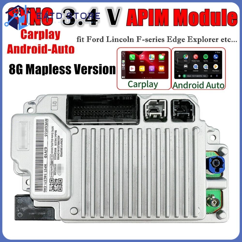 For Ford Lincoln SYNC3 APIM VIN Programmed Latest Sync 3.4 Carplay Android-Auto