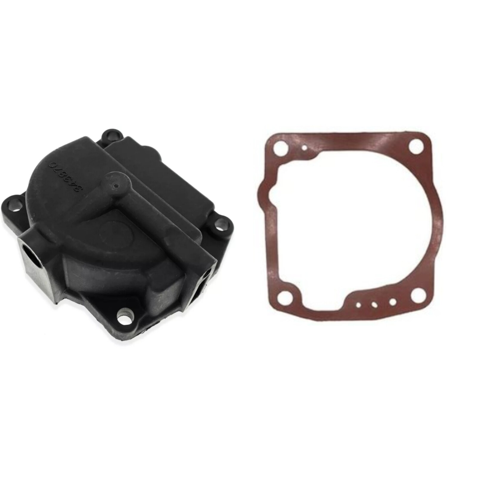 For Johnson Evinrude Carburetor Float Bowl Chamber 0433000 766418 w/Gasket 6Pcs