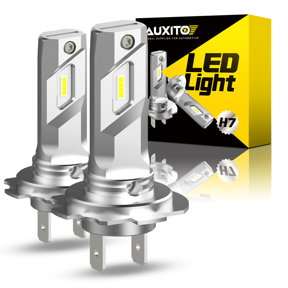 2x H7 Super Bright LED Headlight Bulbs 60000LM Kit High Low Beam 6500K White