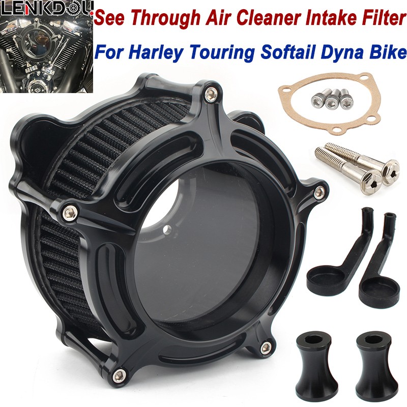 Air Cleaner Intake Filter For Harley Touring Road King Street Glide Softail Dyna