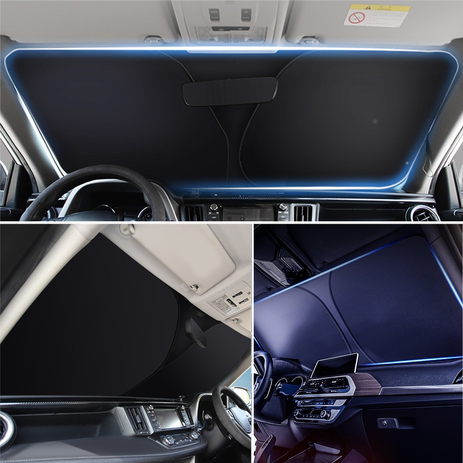For Lexus Car Front Windshield Sun Shade Shield Visor UV Heat Block 57*31.5in