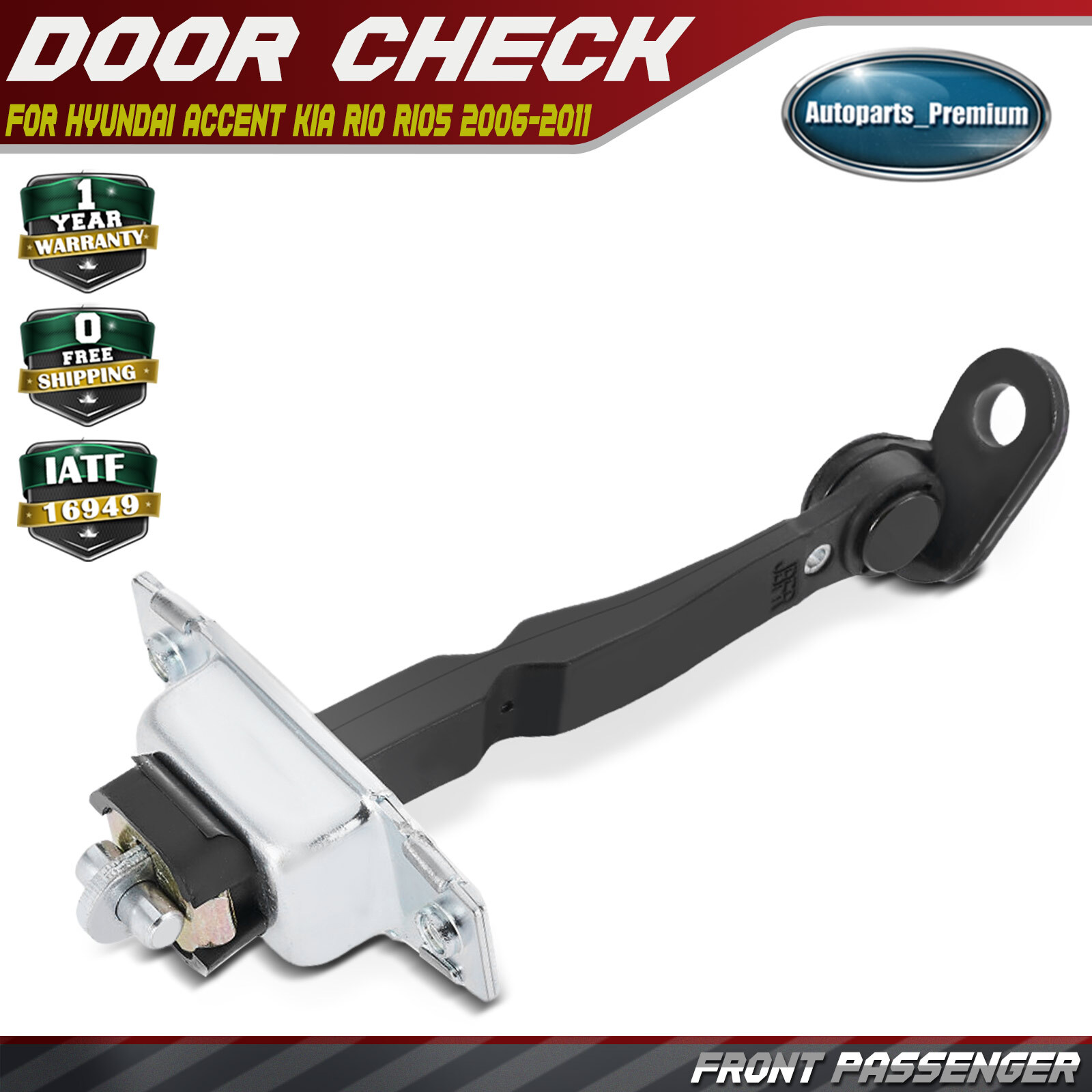 Front Right Passenger Door Check for Hyundai Accent Kia Rio Rio5 2006 2007-2011