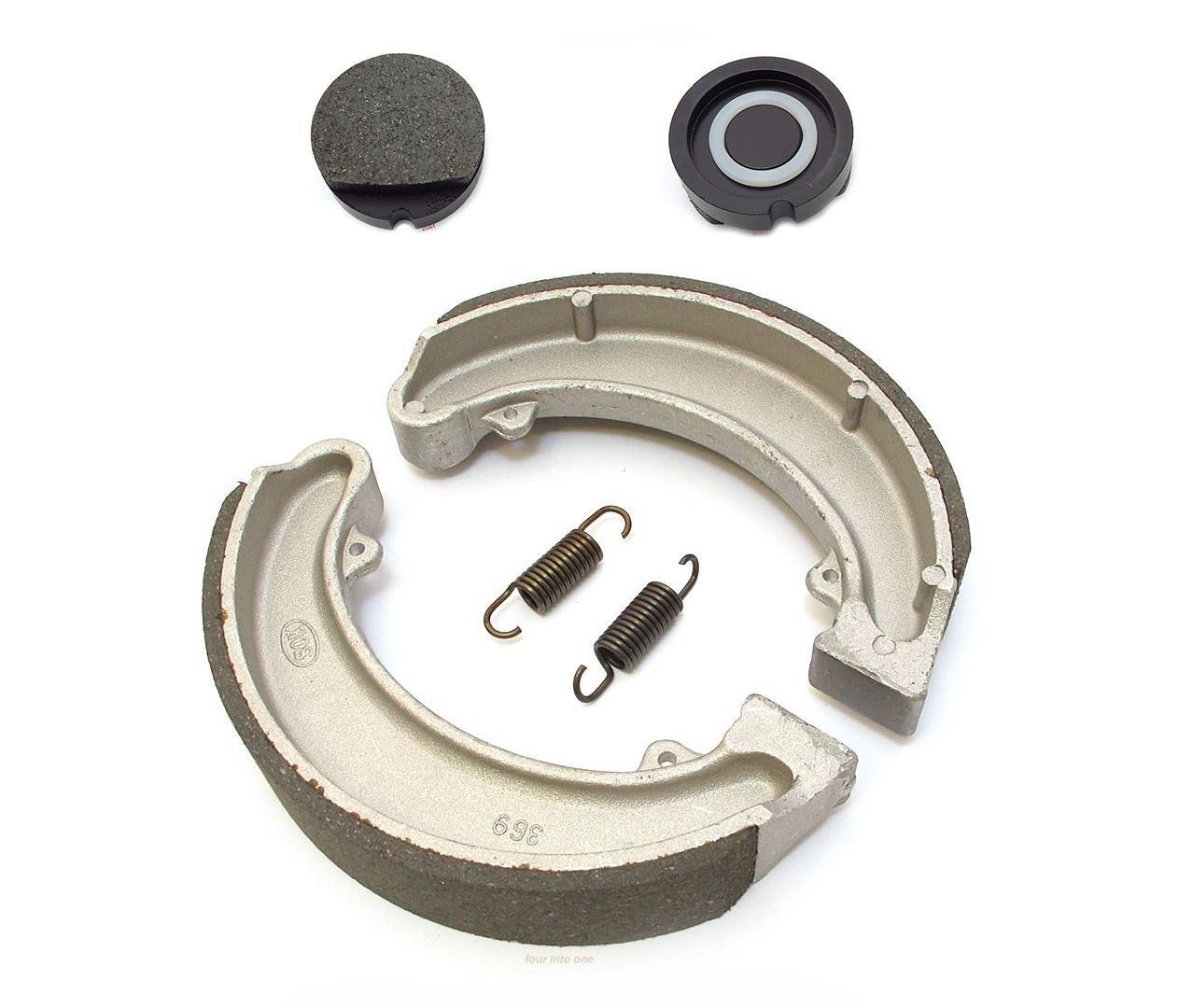 Front and Rear Brake Pads – Honda CB350F CB350G CB360 CB360G CB360T CB400F Shoes
