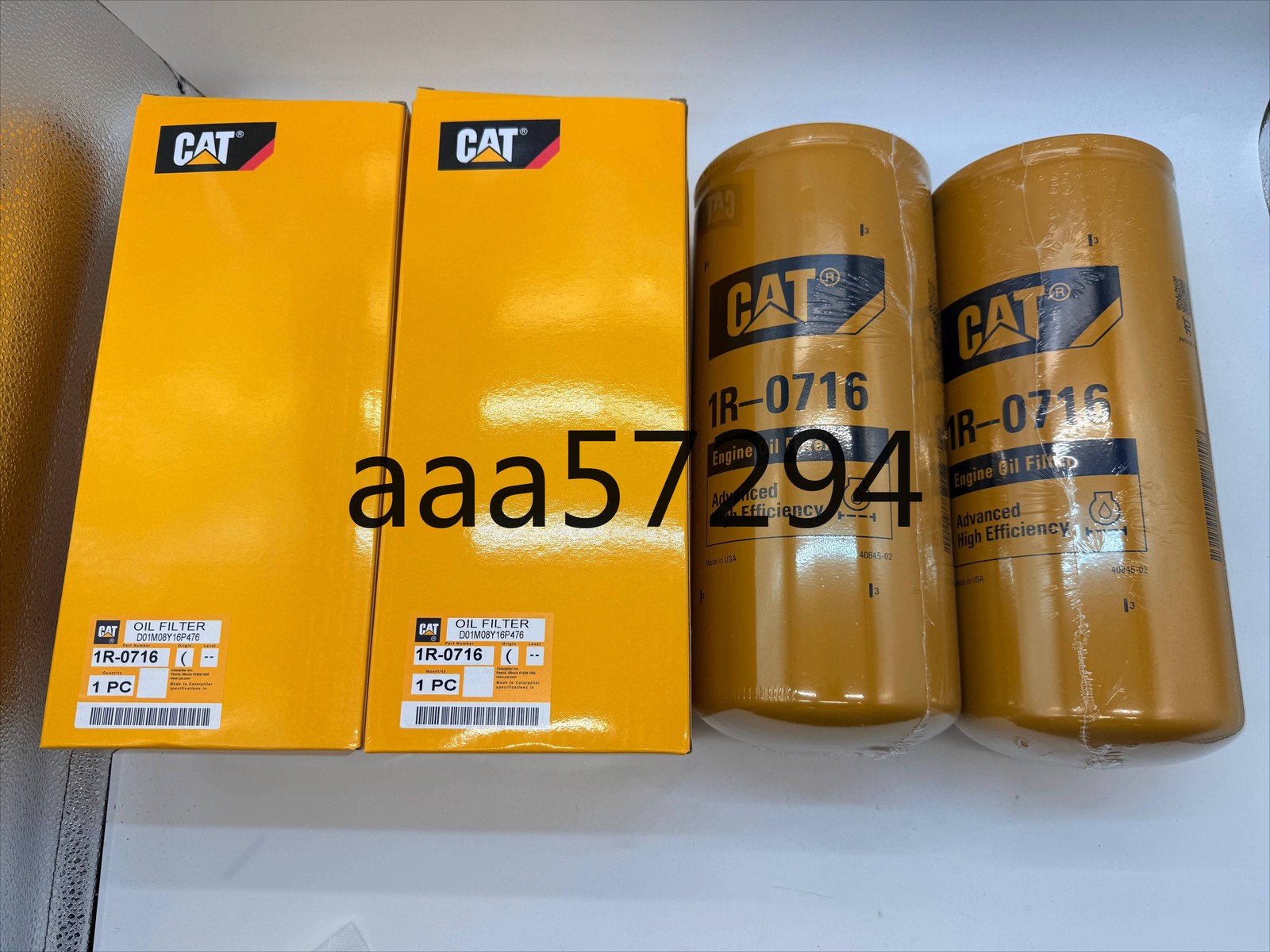 CAT 1R-0716 Caterpillar 1R0716 Engine Oil Filter (Pack of 2 )