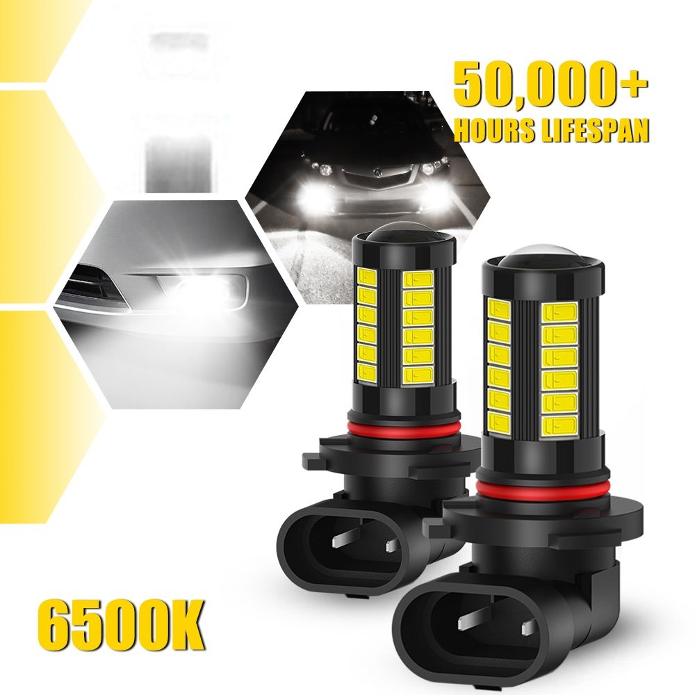 9006 AUXITO HB4 LED Light Fog Bulbs Replace Halogen Lamp Super Bright 6000K 2PCS