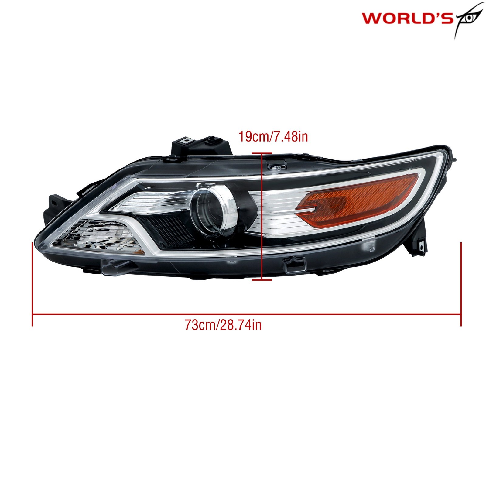 Left+Right For Ford Taurus SHO 2010-2012 HID/Xenon Projector Headlight Headlamps