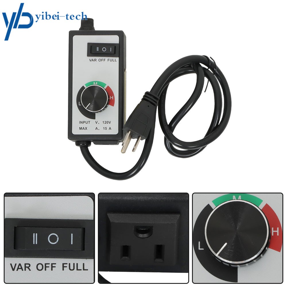 For Router Fan Variable Speed Controller Electric Motor Rheostat AC Newest 120V