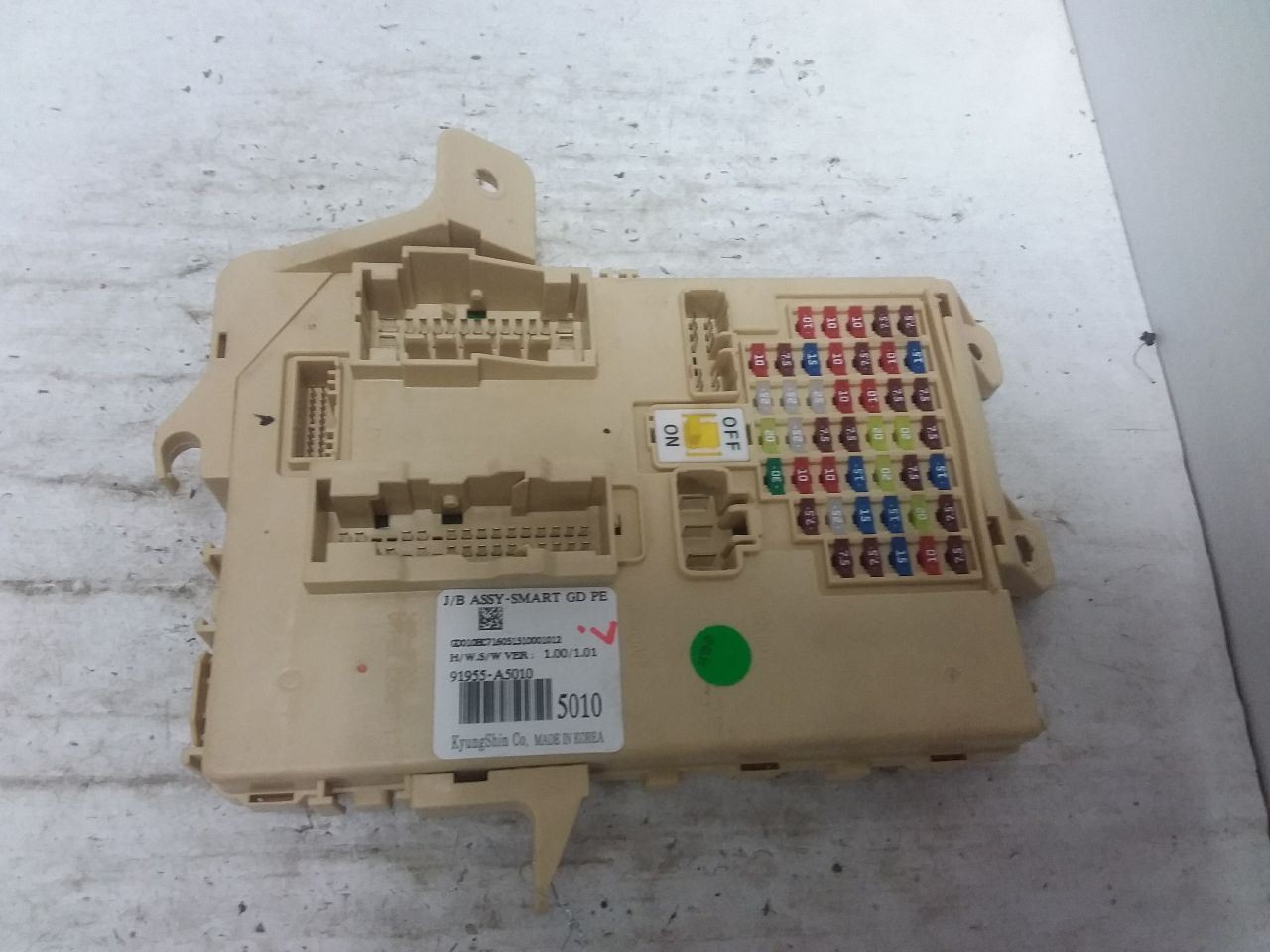 Cabin Fuse Junction Box 2016 Hyundai Elantra 91955-A5010