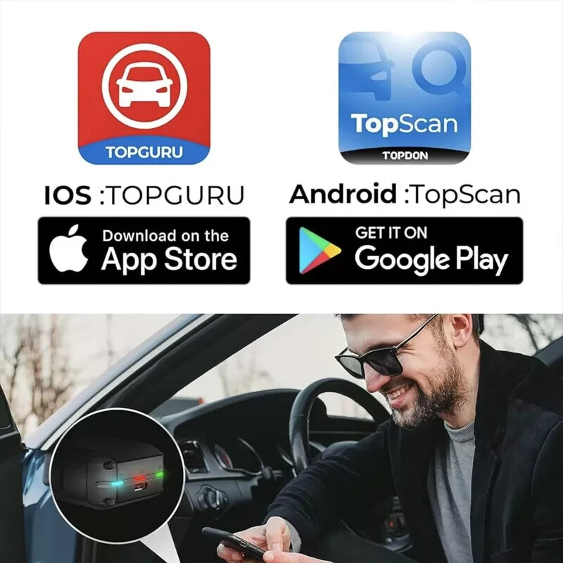 2025 NEW TOPDON Car key Fob Programmer Automotive key Coding Disgnosic Tools