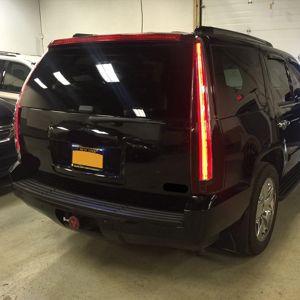 VLAND Smoked LED Tail Lights For Cadillac Escalade 2007-2014 Enhanced Visibility