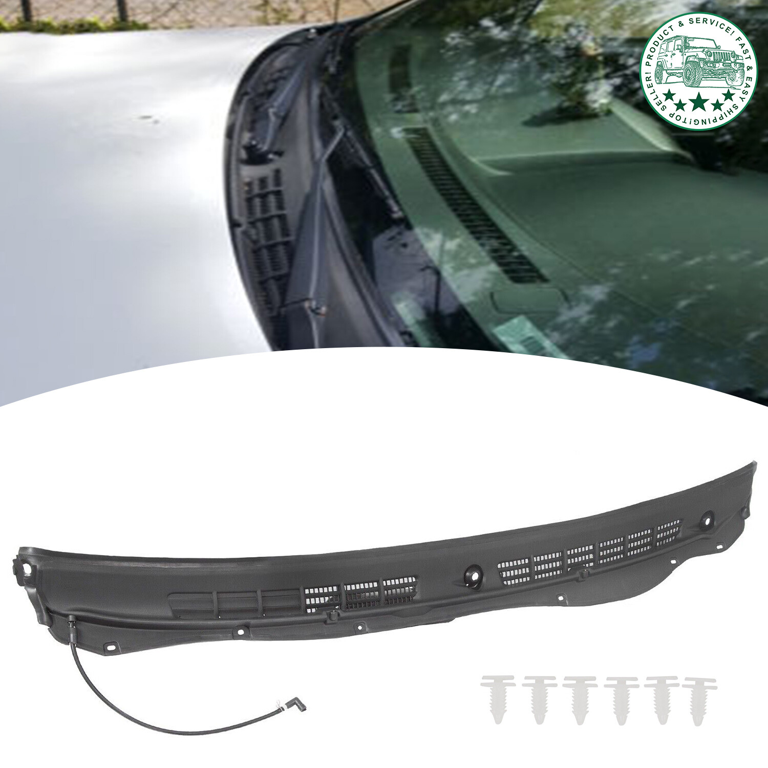 For 2004-2012 Chevy Colorado GMC Canyon Windshield Cowl Grille Vent Panel