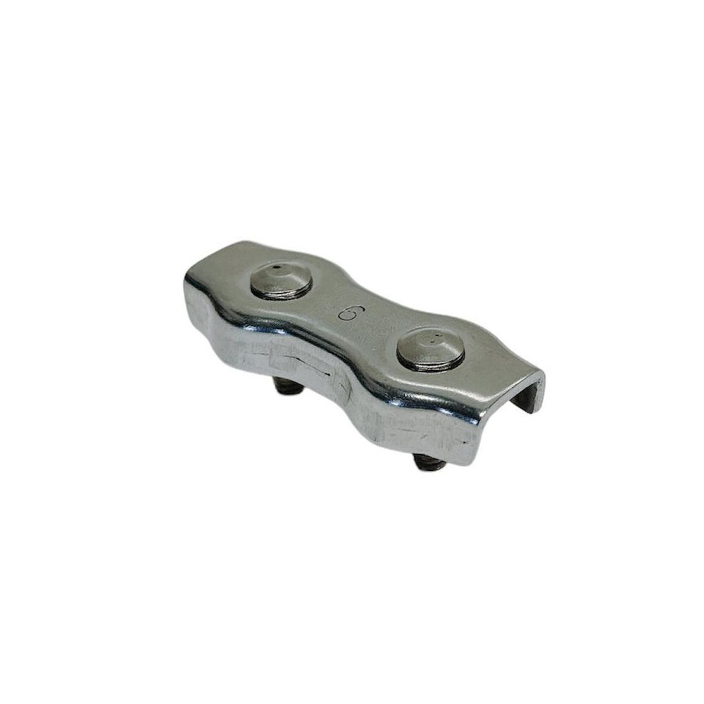 Marine Stainless Steel T304 1/4″ Duplex Clip Bolt 2 Post Wire Rope Clip