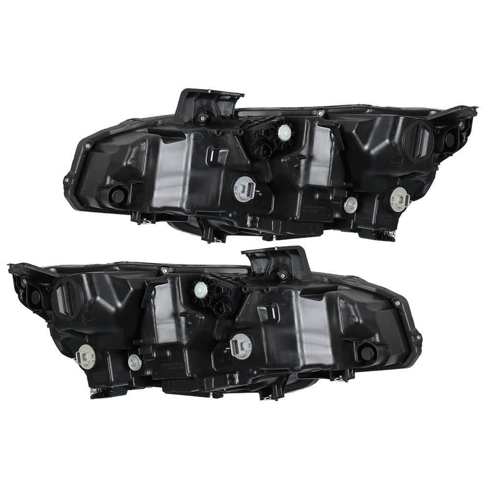 Labwork Right+Left Headlights For 2016-2021 Honda Civic Full LED DRL Clear Lens