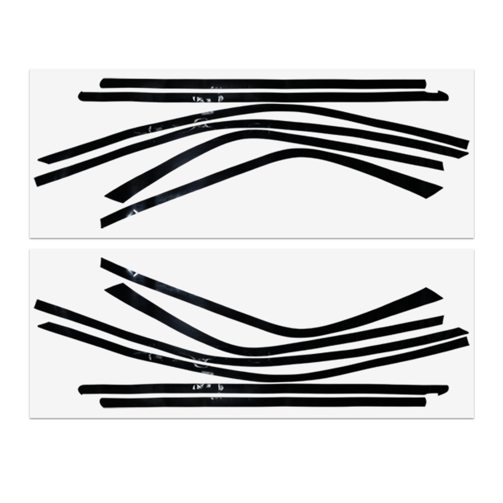 For Chrysler 300 2011-2023 Accessories Glossy Black Delete Blackout Window Trim
