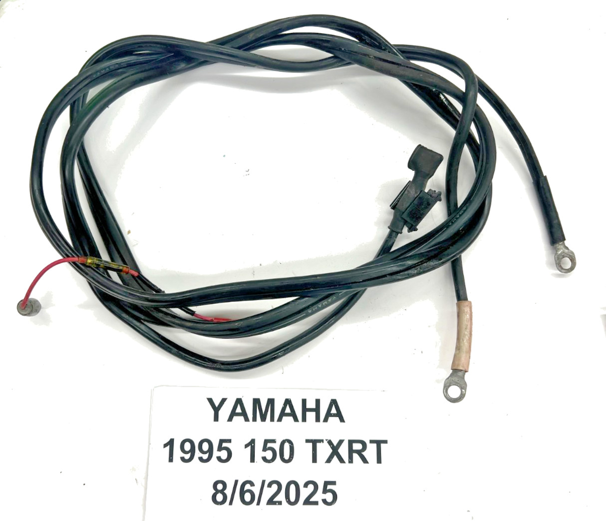 Yamaha 150 175 200 2.6L V6 Two Stroke Outboard OEM Battery Cable 6R3-82105-J3-00