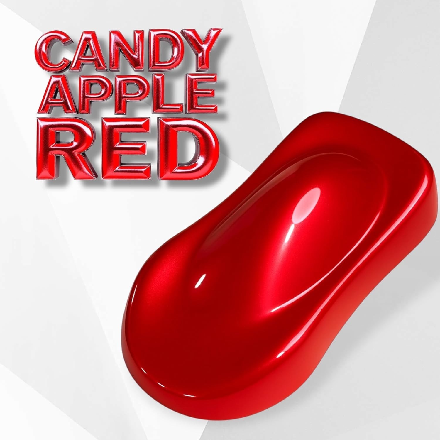 LiME LiNE Apple Red Candy Pearl Basecoat – Full Coverage Candy Look – 1 Quart