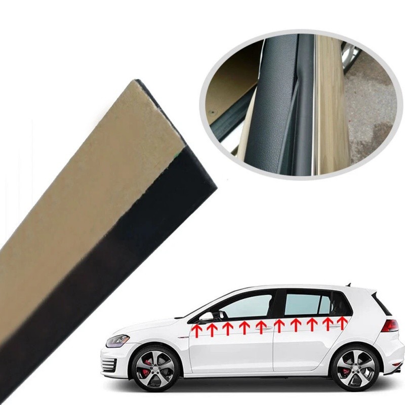 13.12Ft Car Window Seal Strip Automotive Weather Strip for Car Window Edge Gap