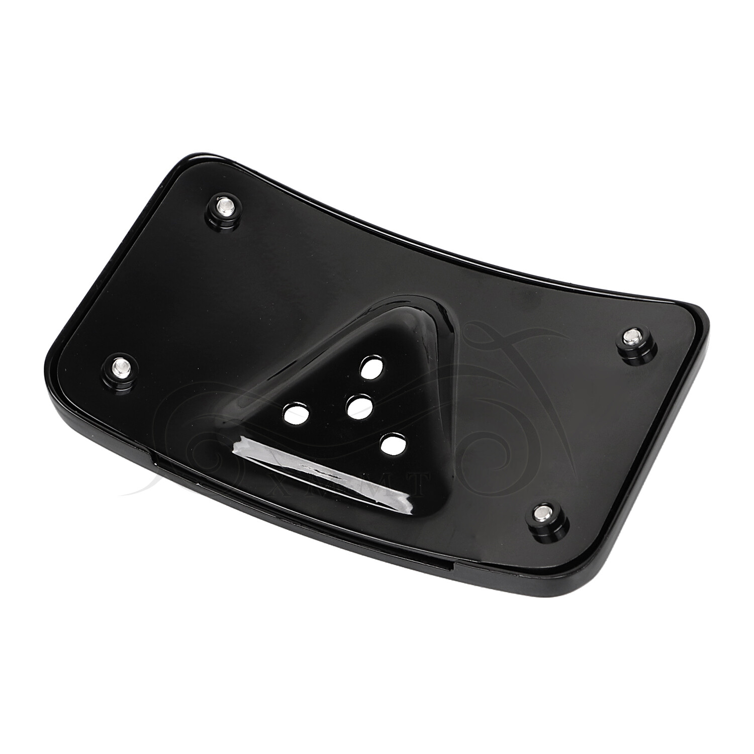CNC Aluminum Curved Laydown License Plate Bracket For Harley Low Rider Sportster