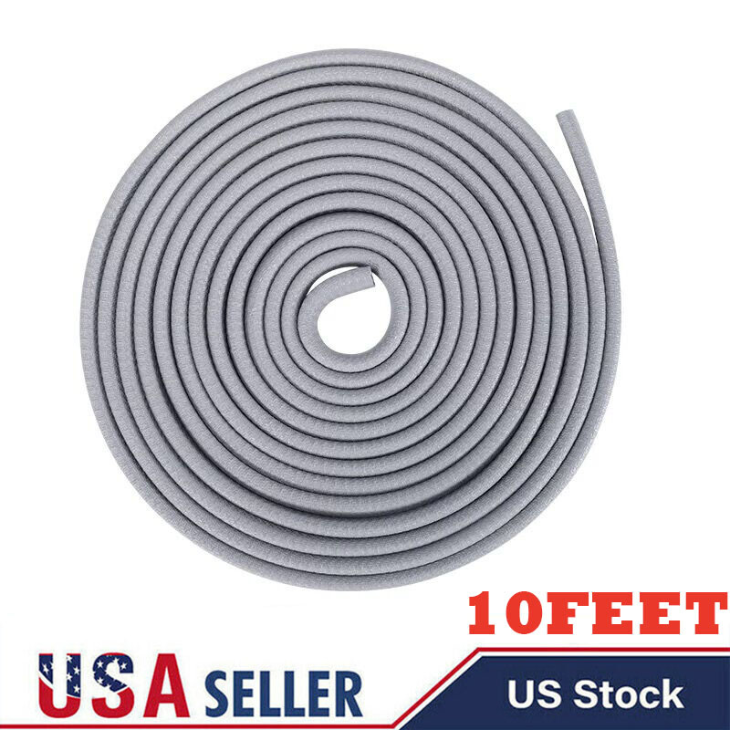 10 Feet Car Door Trim Grey Strip Edge Guard Moulding Rubber Seal USA New