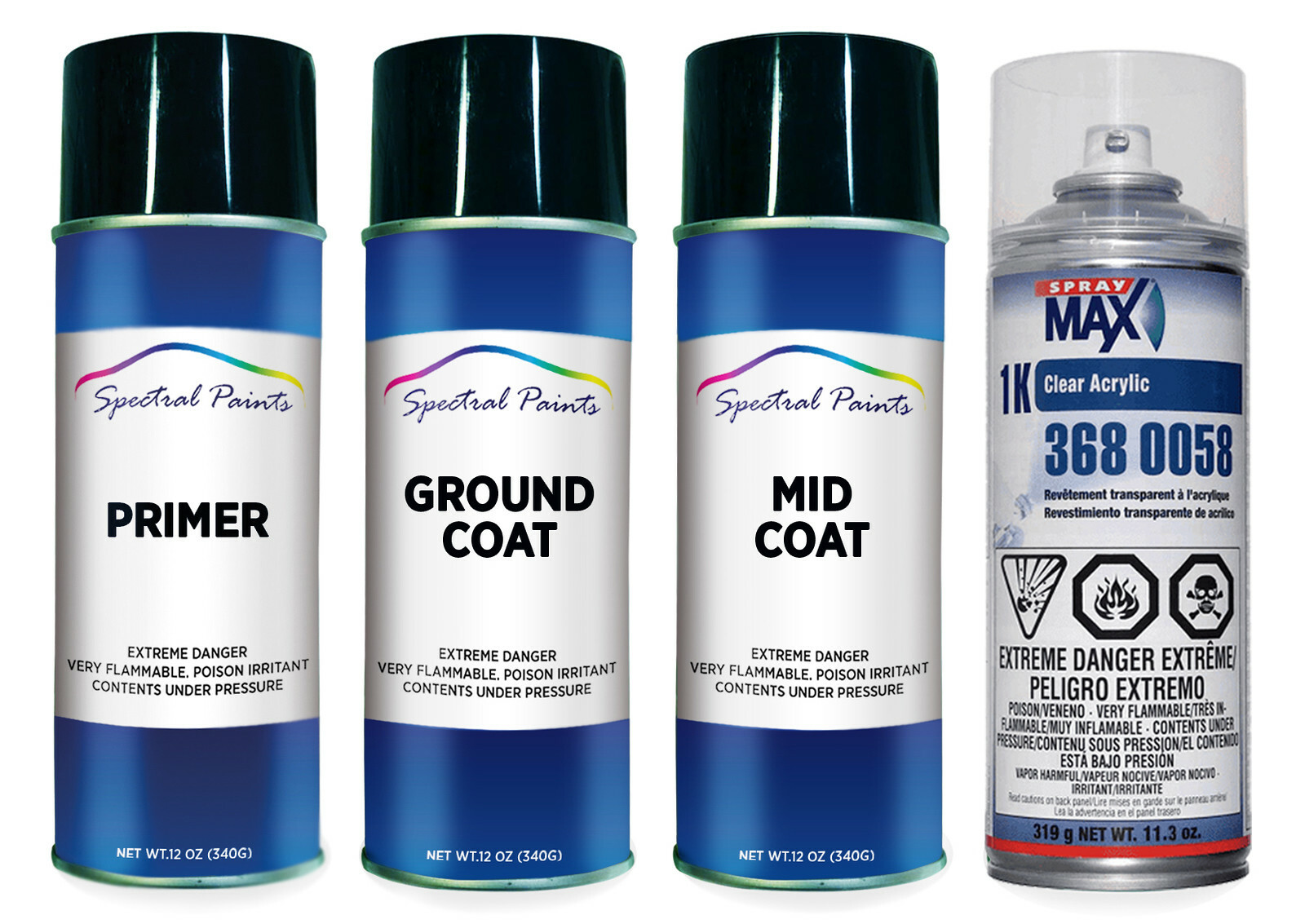 For Subaru K1X Crystal White Pearl Aerosol Paint Primer & Clear Compatible