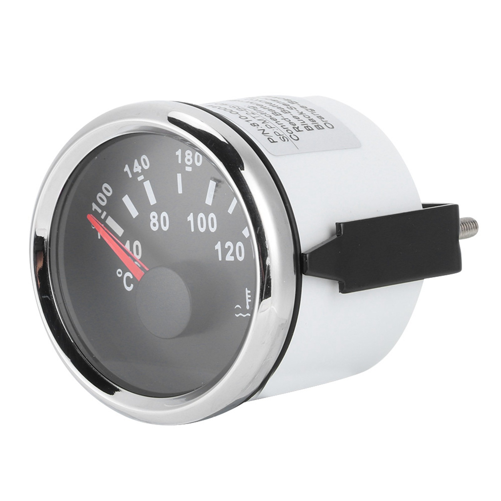 Water Temperature Gauge IP67 Waterproof Temp Meter 40-120 ℃ For Boat